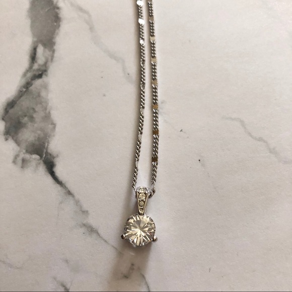 Swarovski crystal pendant necklace silver NWT - Picture 2 of 5